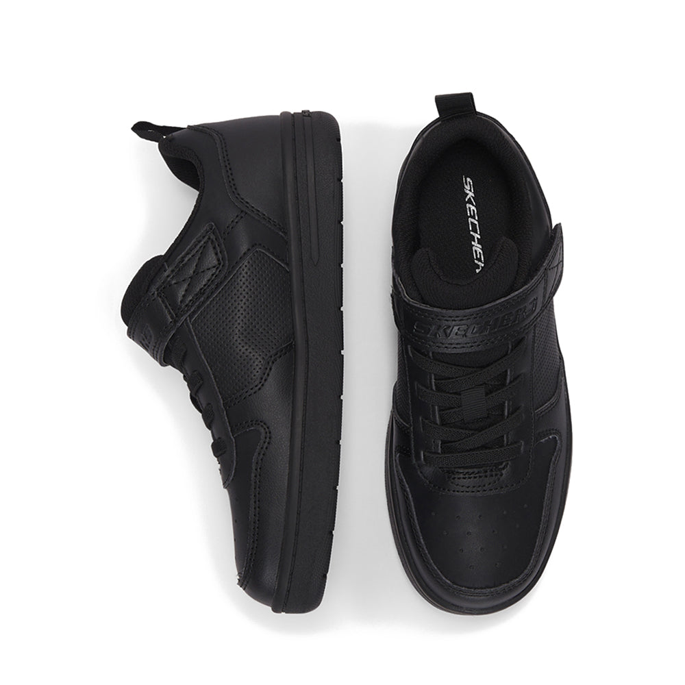 Skechers Smooth Street Boy's Shoes - Black