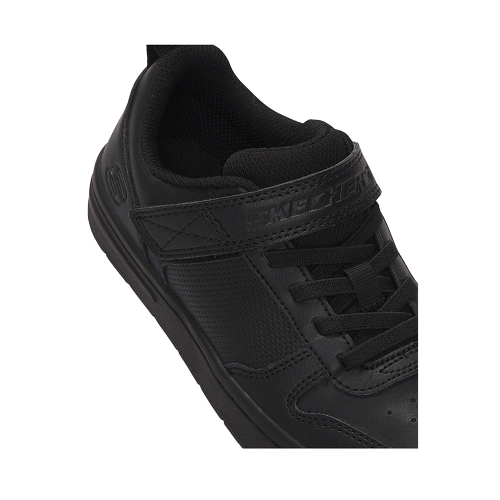 Skechers Smooth Street Boy's Shoes - Black
