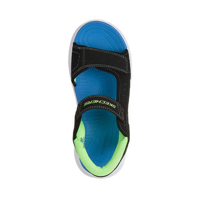 Skechers Slip-Ins Razor Splash Boy's Lifestyle Shoes - Black (Grade School/Teen)