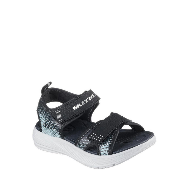 Skechers Microspec-Splash Boy's Lifestyle Shoes - Black (Grade School/Teen)