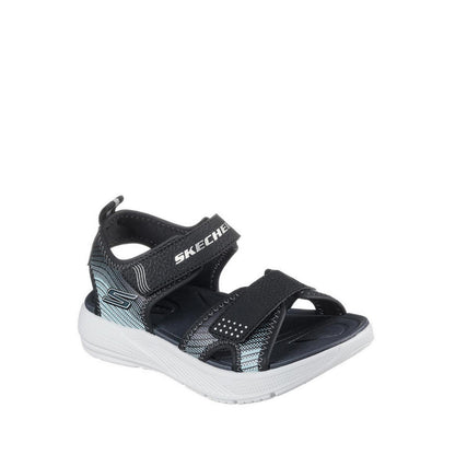 Skechers Microspec-Splash Boy's Lifestyle Shoes - Black (Grade School/Teen)