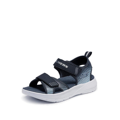 Skechers Microspec-Splash Boy's Lifestyle Shoes - Black (Grade School/Teen)