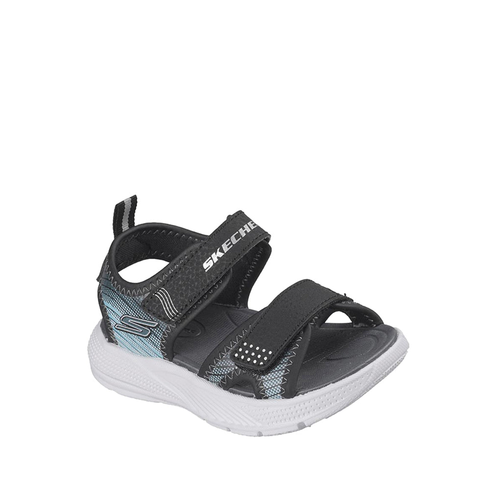 Skechers Microspec-Splash Boy's Lifestyle Shoes - Black