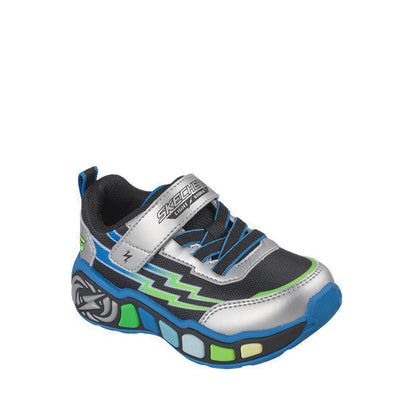 Skechers Lil' Storm Scene Boy's Lifestyle Shoes (Play School) - Silver