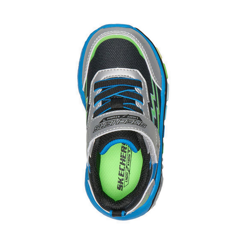 Skechers Lil' Storm Scene Boy's Lifestyle Shoes (Play School) - Silver