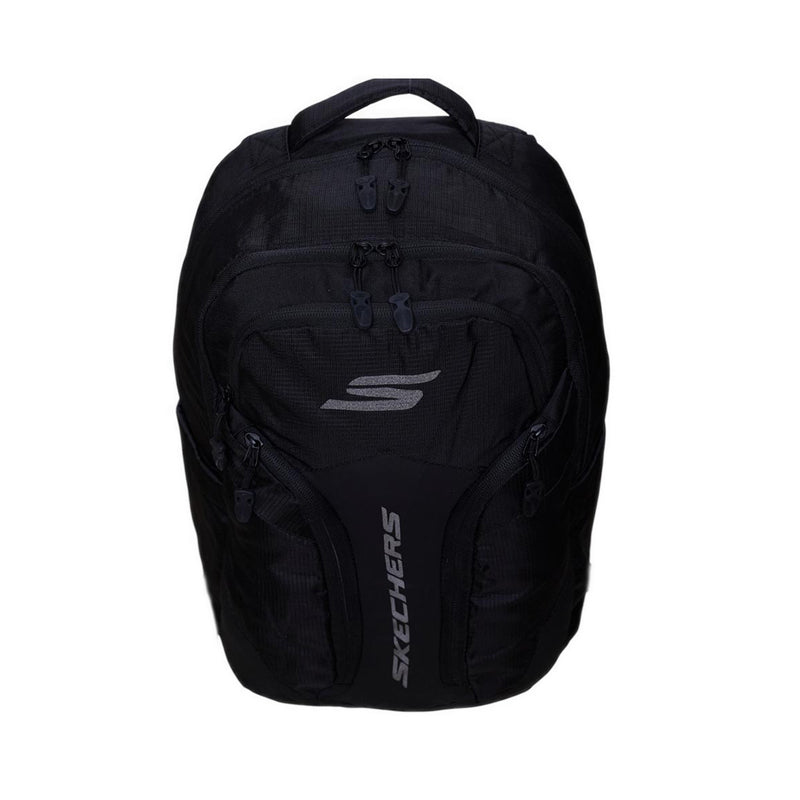 Ske Ascent Reflective Logo Men's Backpack - Black
