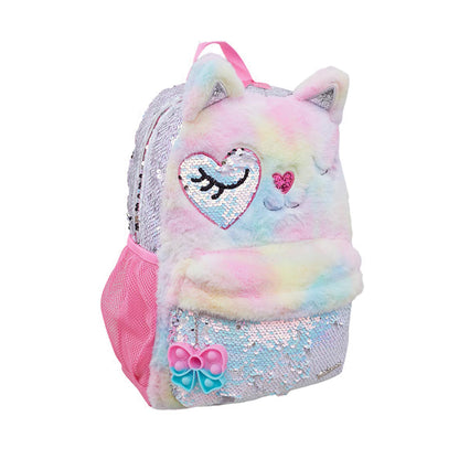 Skechers Twinkle Toes Fur Cat Girl's Backpack - Multicolor
