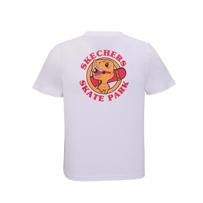 Skechers Boys Dinot-Shirts - White