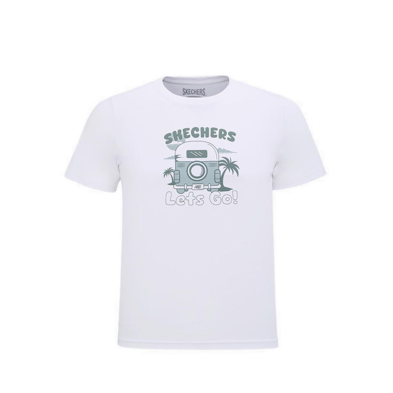 Skechers Boys Outdoor T-Shirt - White