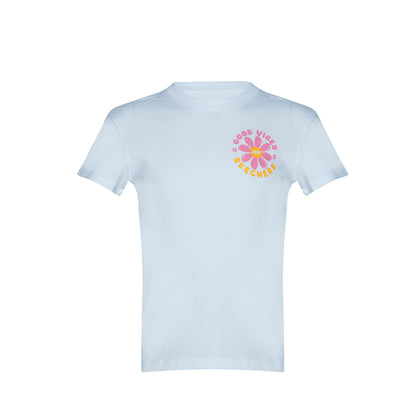 Skechers Girls Toddler Vibes T-Shirts - White