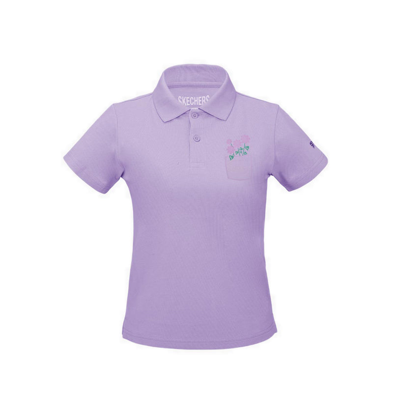 Skechers Girls Polo Shirt - Lavender