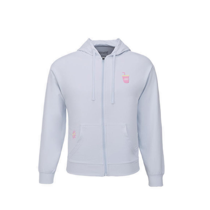 Skechers Girls Jacket With Hoodie - Blue
