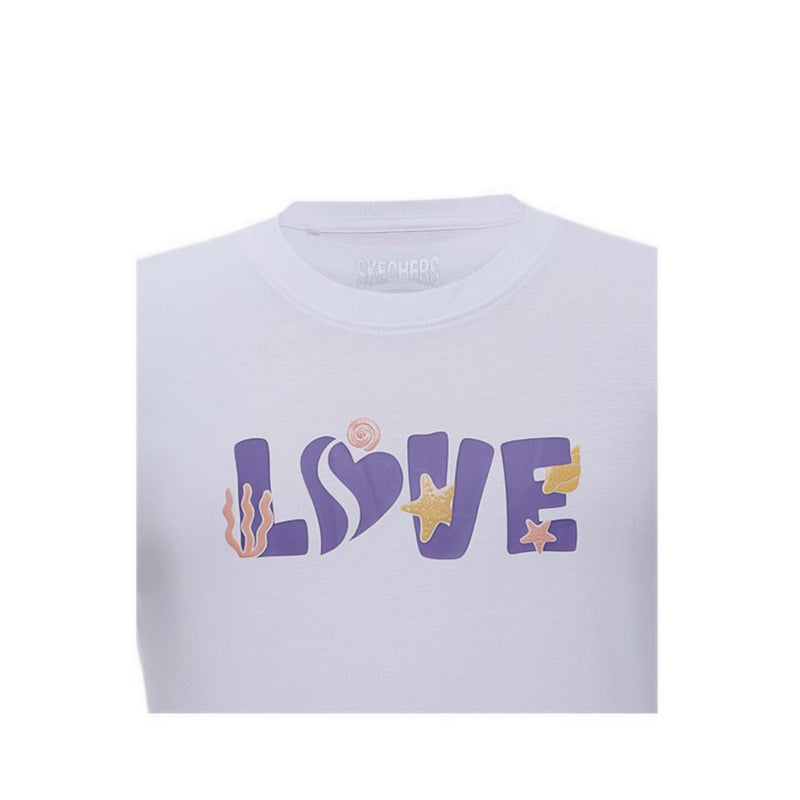Skechers Girls Love T-Shirt - White