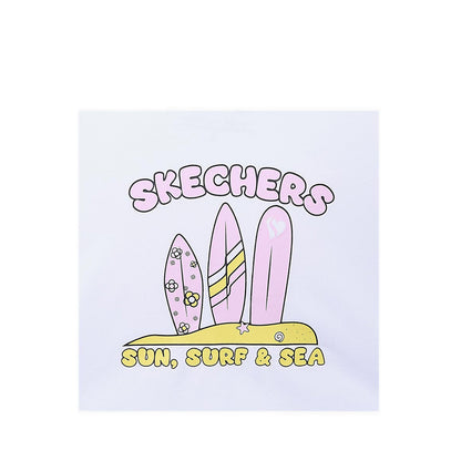Skechers Girls Toddler Surfer T-Shirt - White