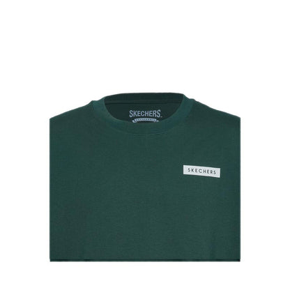 Skechers Men Oversized Basket T-Shirts - Pineneedle