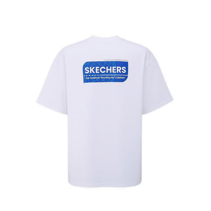 Skechers Men Graphic T-Shirt - White