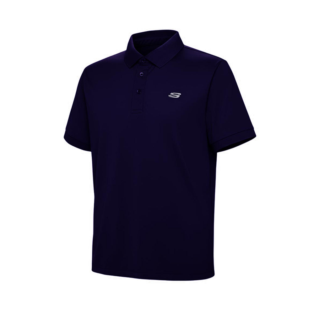 Skechers Men Sports Polo Shirts - Navy