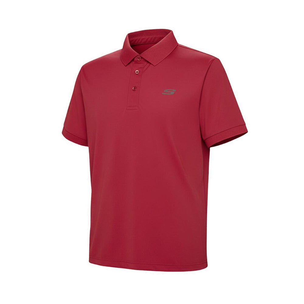 Skechers Men Sports Polo Shirts - Karanda Red