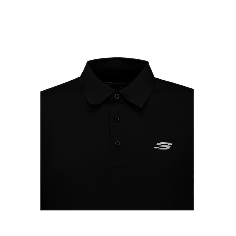 Skechers Men Sport Polo Shirt - Black