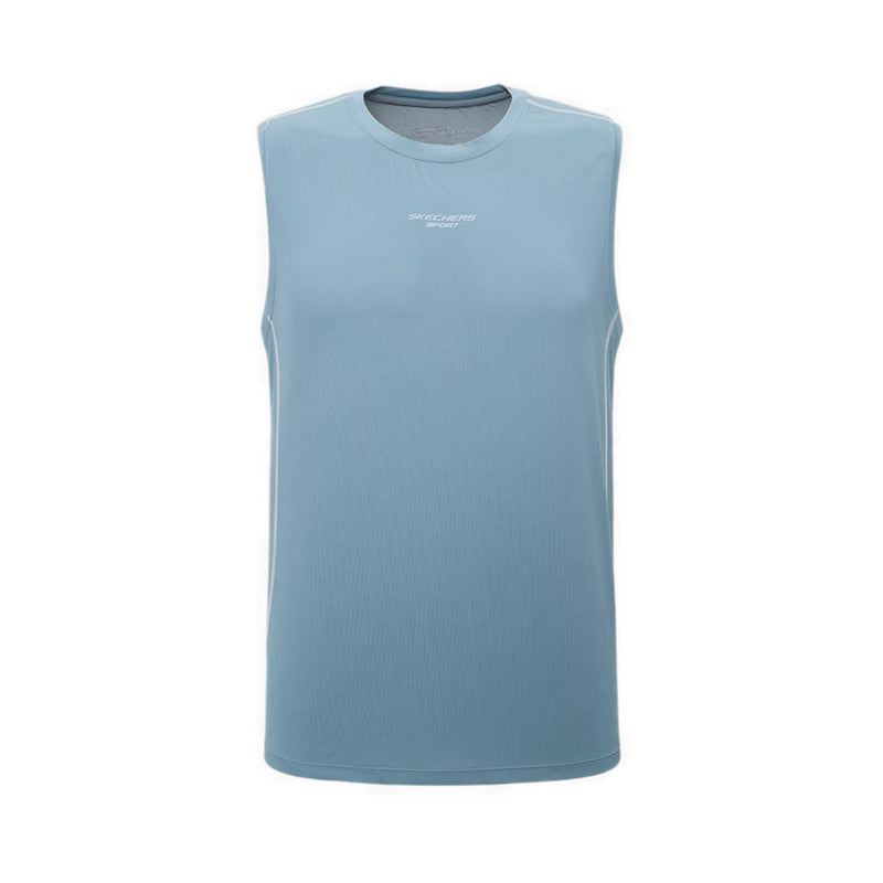 Skechers Men Sport Sleeveless Tee - Blue
