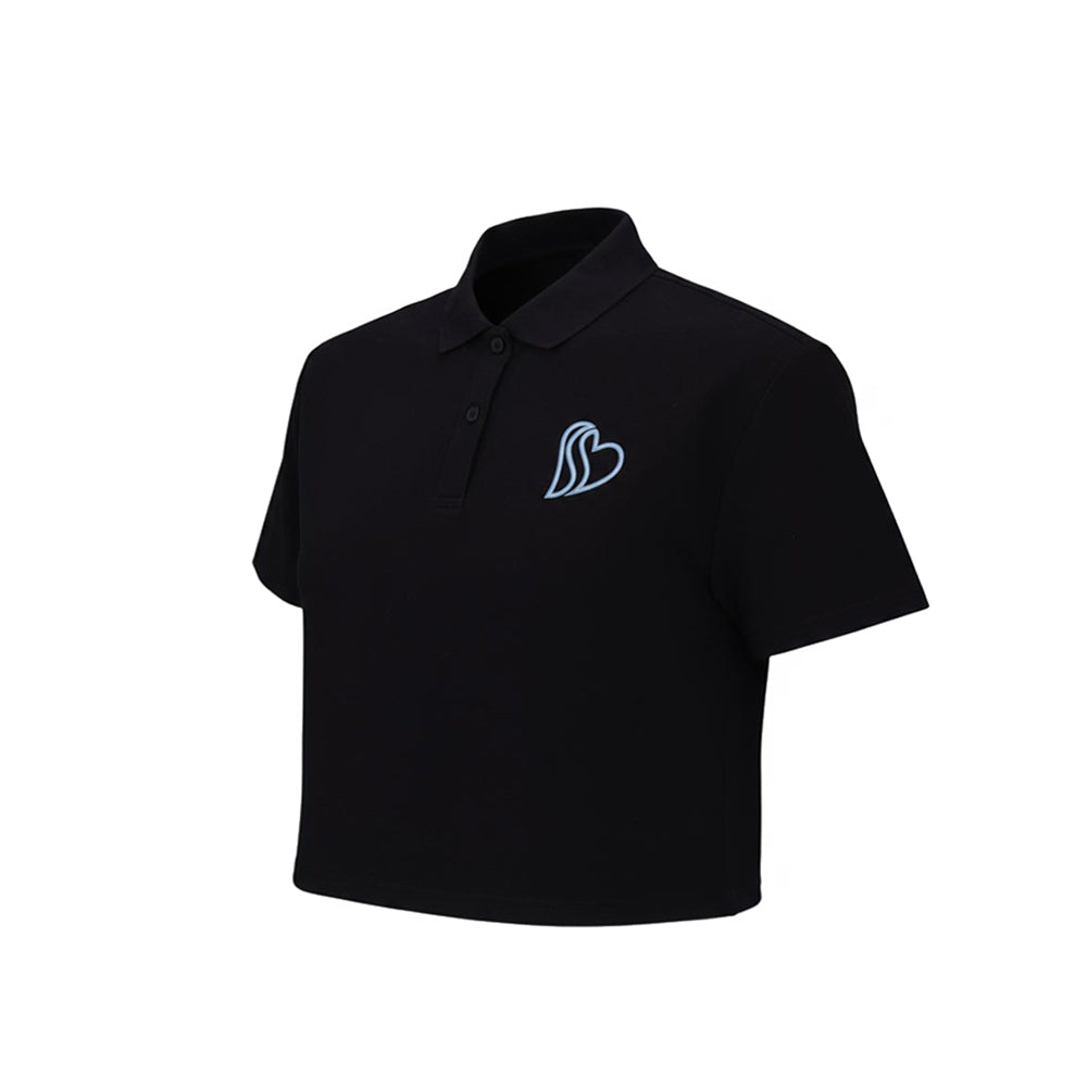 Skechers Women Boxy Polo Shirts - Black