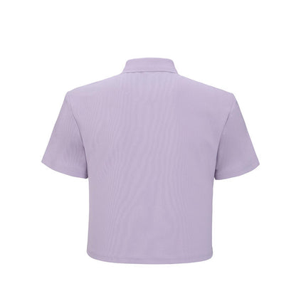 Skechers Women Boxy Polo Shirts - Thistle