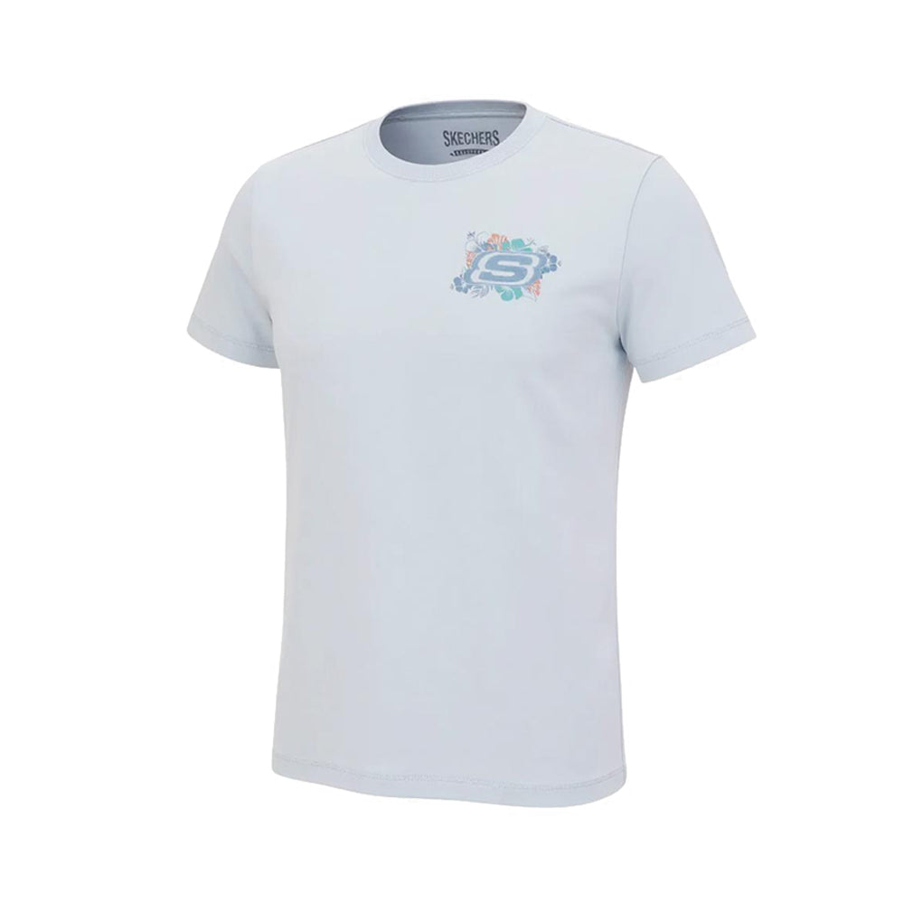 Skechers Women Bloom T-Shirts - Ballad Blue