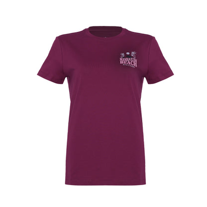 Skechers Women Manhattan T-Shirts - Beaujolais