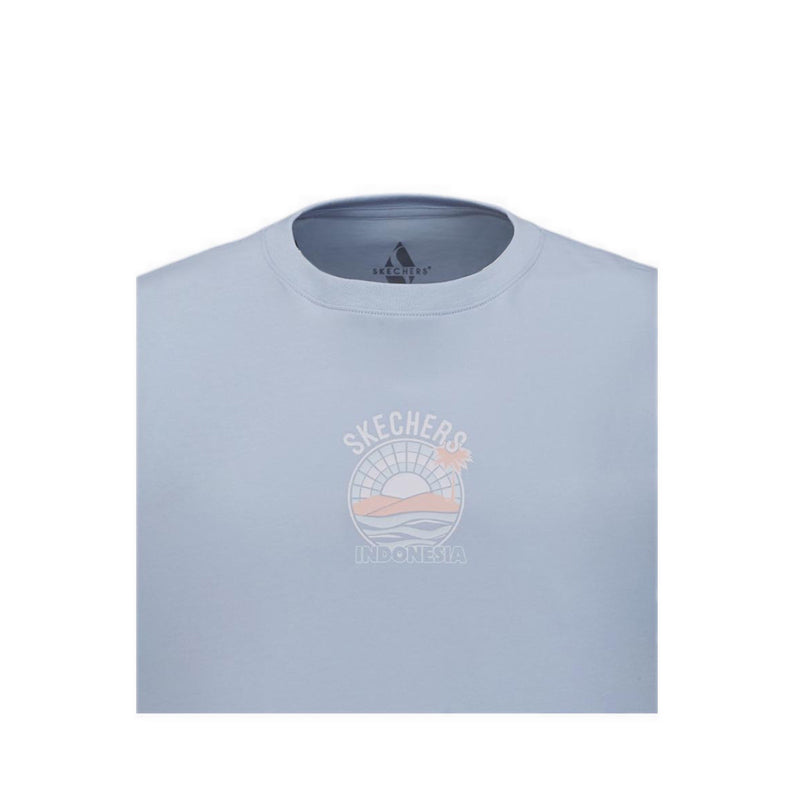 Skechers Women Graphic T-Shirt - Blue