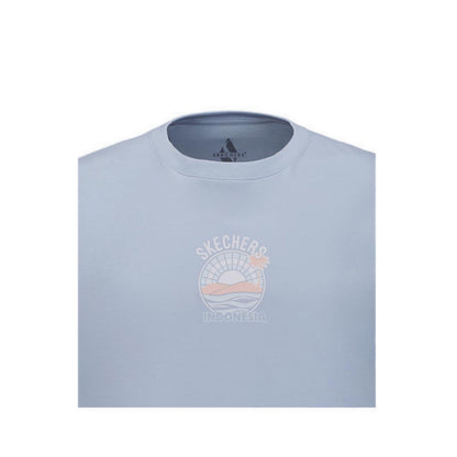 Skechers Women Graphic T-Shirt - Blue