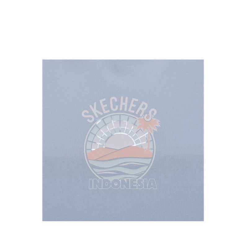 Skechers Women Graphic T-Shirt - Blue