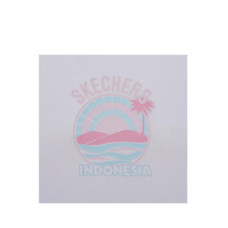 Skechers Women Graphic T-Shirt - White