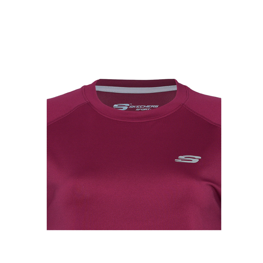 Skechers Women Sports T-Shirts - Cerise