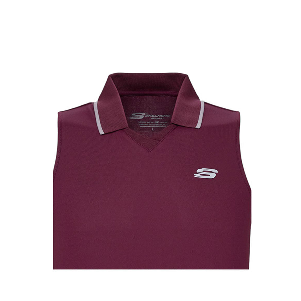 Skechers Women Sleeveless Polo - Fig