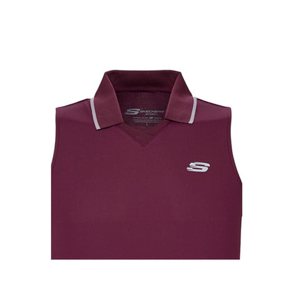 Skechers Women Sleeveless Polo - Fig