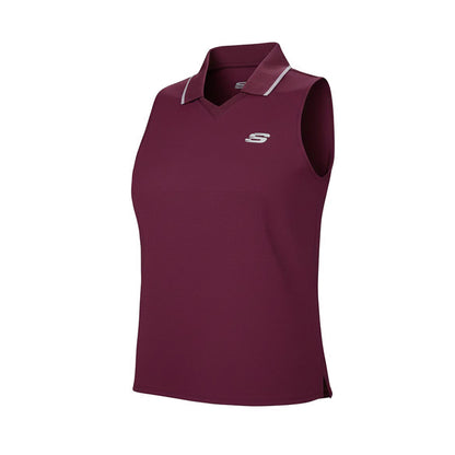 Skechers Women Sleeveless Polo - Fig