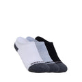 Skechers 3Pk Boys Full Terry No Show - Black / White