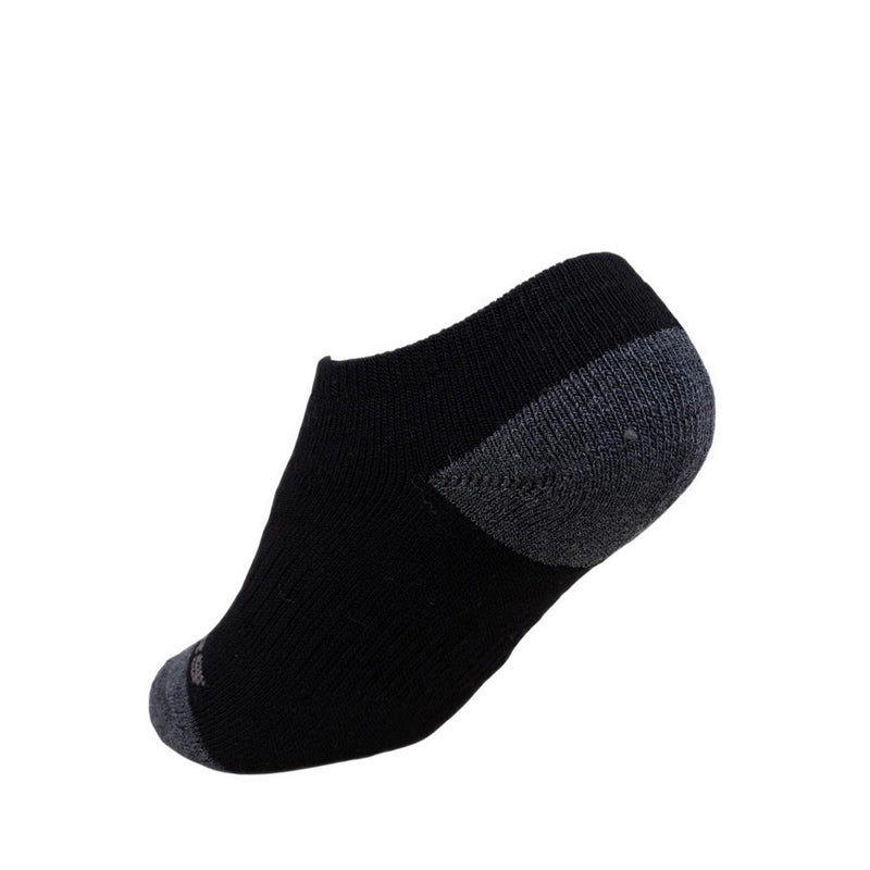 Skechers 3Pk Boys Full Terry No Show - Black / White