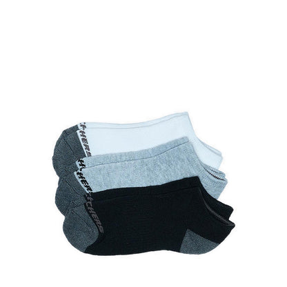 Skechers 3Pk Boys Full Terry No Show - Multi
