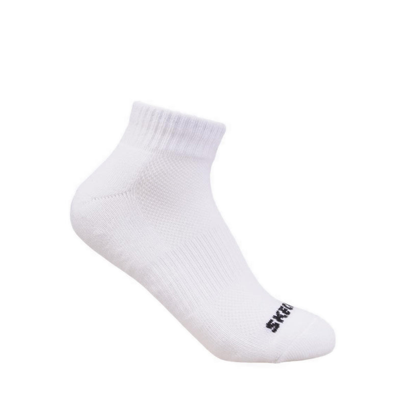 Skechers 3PK 1/2 Terry Qtr Crew Boys Socks - Black / Grey