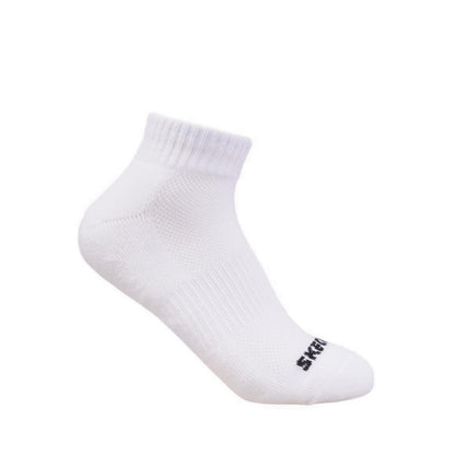Skechers 3PK 1/2 Terry Qtr Crew Boys Socks - Black / Grey