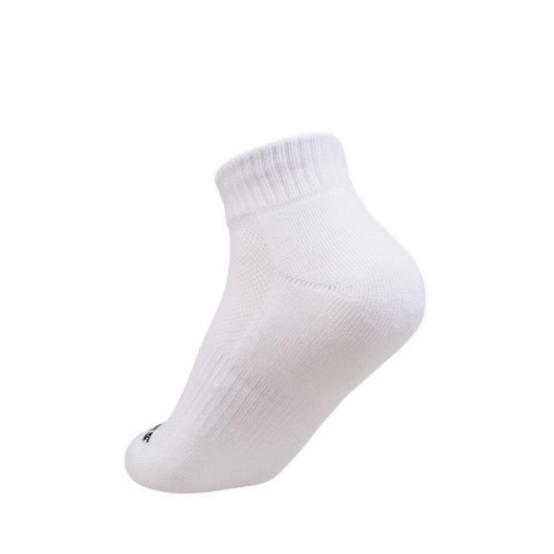 Skechers 3PK 1/2 Terry Qtr Crew Boys Socks - Black / Grey