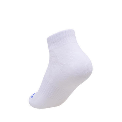Skechers 3PK 1/2 Terry Qtr Crew Boys Socks - White / Blue