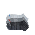 SKECHERS 3PK NON TERRY SUPERSOFT LOW CUT BOYS - GREY MIX