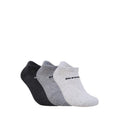 Skechers 3Pk Boys Non Terry Low Cut Socks - Grey / Grey
