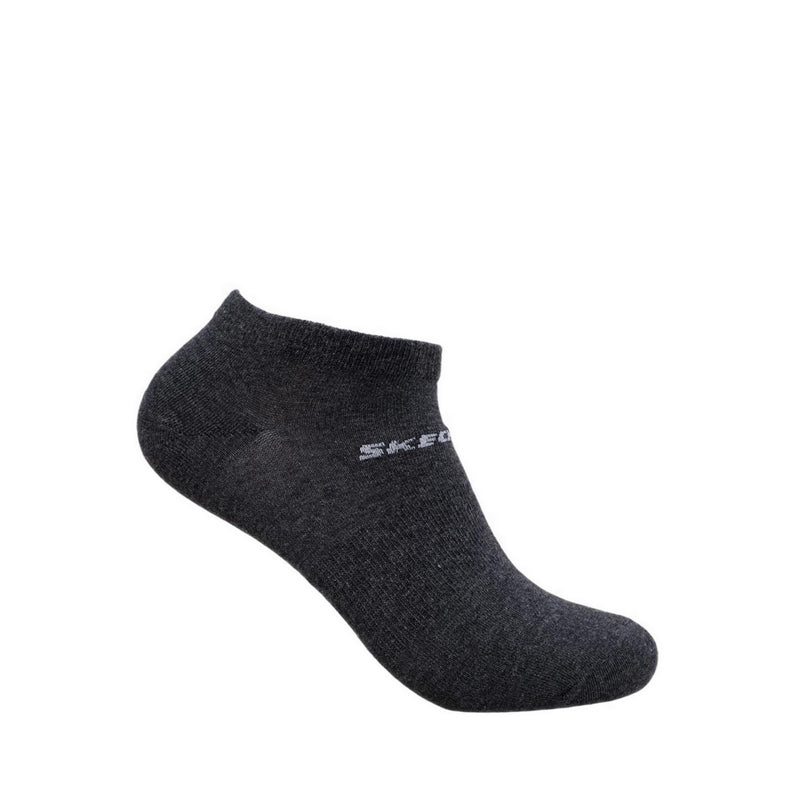 Skechers 3Pk Boys Non Terry Low Cut Socks - Grey / Grey