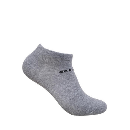 Skechers 3Pk Boys Non Terry Low Cut Socks - Grey / Grey