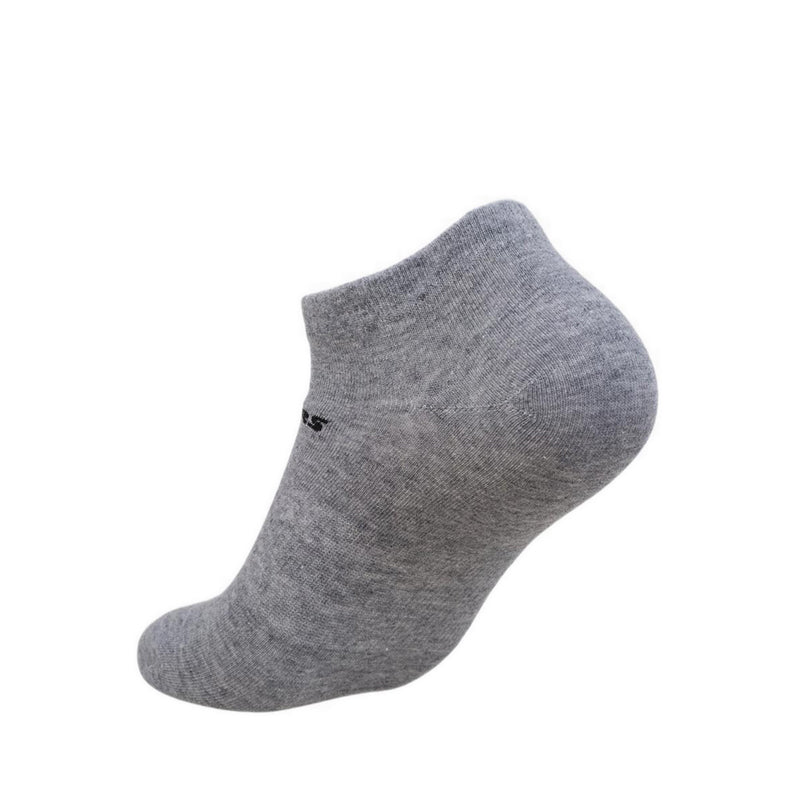 Skechers 3Pk Boys Non Terry Low Cut Socks - Grey / Grey