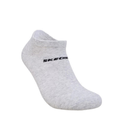Skechers 3Pk Boys Non Terry Low Cut Socks - Grey / Grey