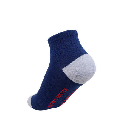 Skechers 6Pk Boys Non Terry Qtr Crew - Multicolor